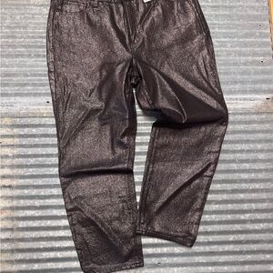 Old Navy Metallic Gray Pants